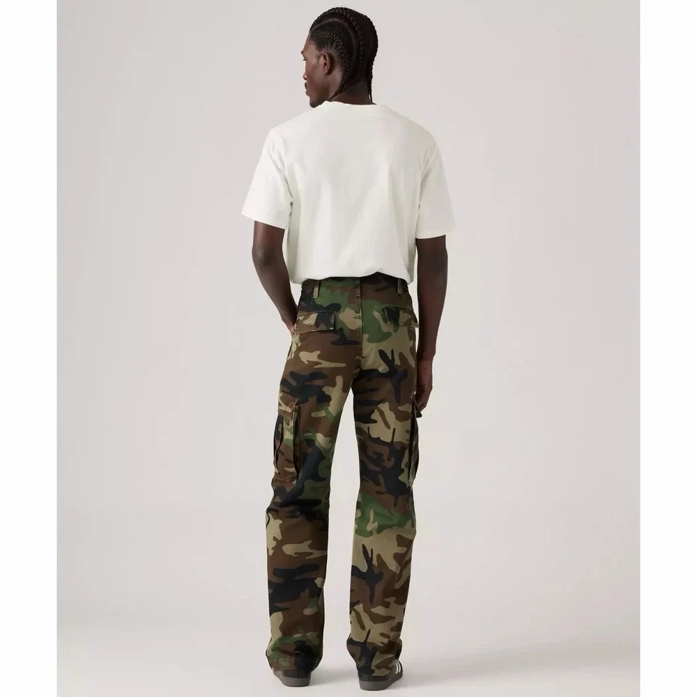 Levi's XX‎ Cargo Straight Fit Demitasse Phalarope Camo Cotton Twill Pants